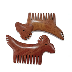 animal shaped horse design gua sha comb muscle scraper tool bian stone