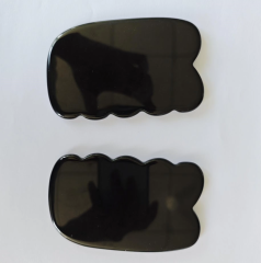 black color obsidian stone natural jade Cloud Shaped Home Use Gua Sha Board