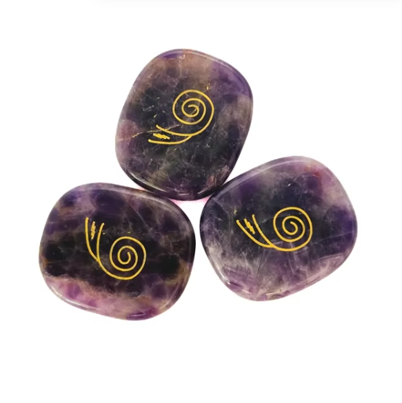 Semi-Precious Stone Crafts Natural crystal Positive power healing Energy Stone Set