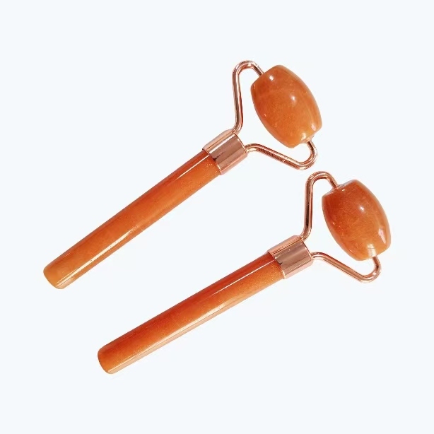 red aventurine cooling stone puffiness removal mini jade roller eyes care