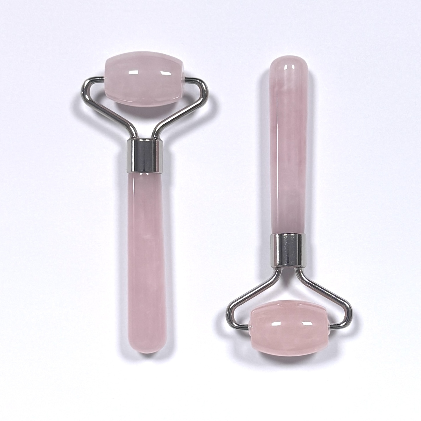 Masajeador de ojos mini de cuarzo rosa