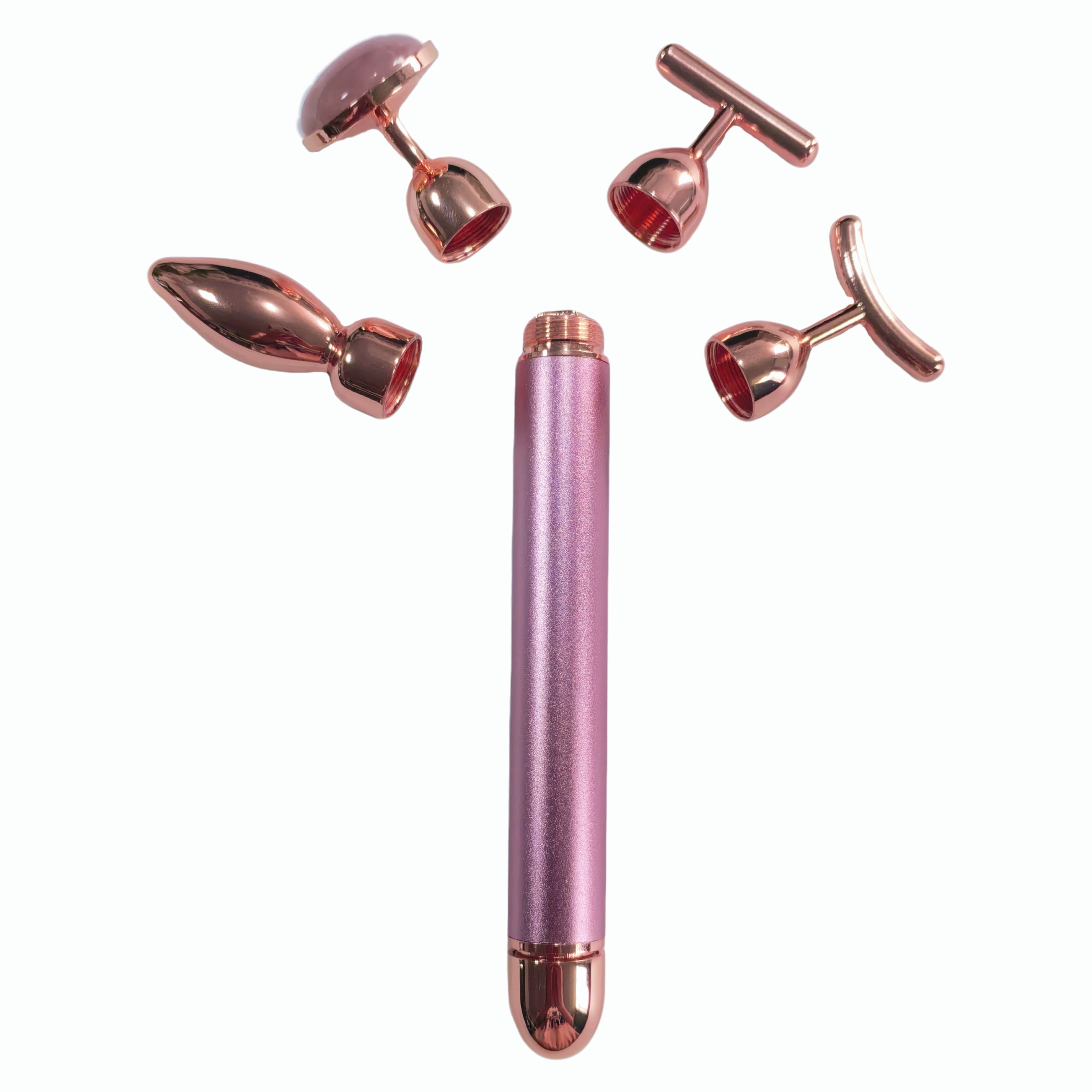 electrical multi-functional beauty wand skin care face lifting 4 in 1 skin care metal jade face massager