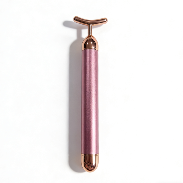 Lymphatic drainage 3D face roller face care beauty tools electric Vibrating 4 in 1 facial massager