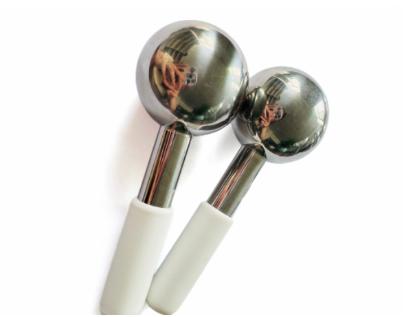 beauty tools anti-aging stainless steel massage products facial ice roller ball