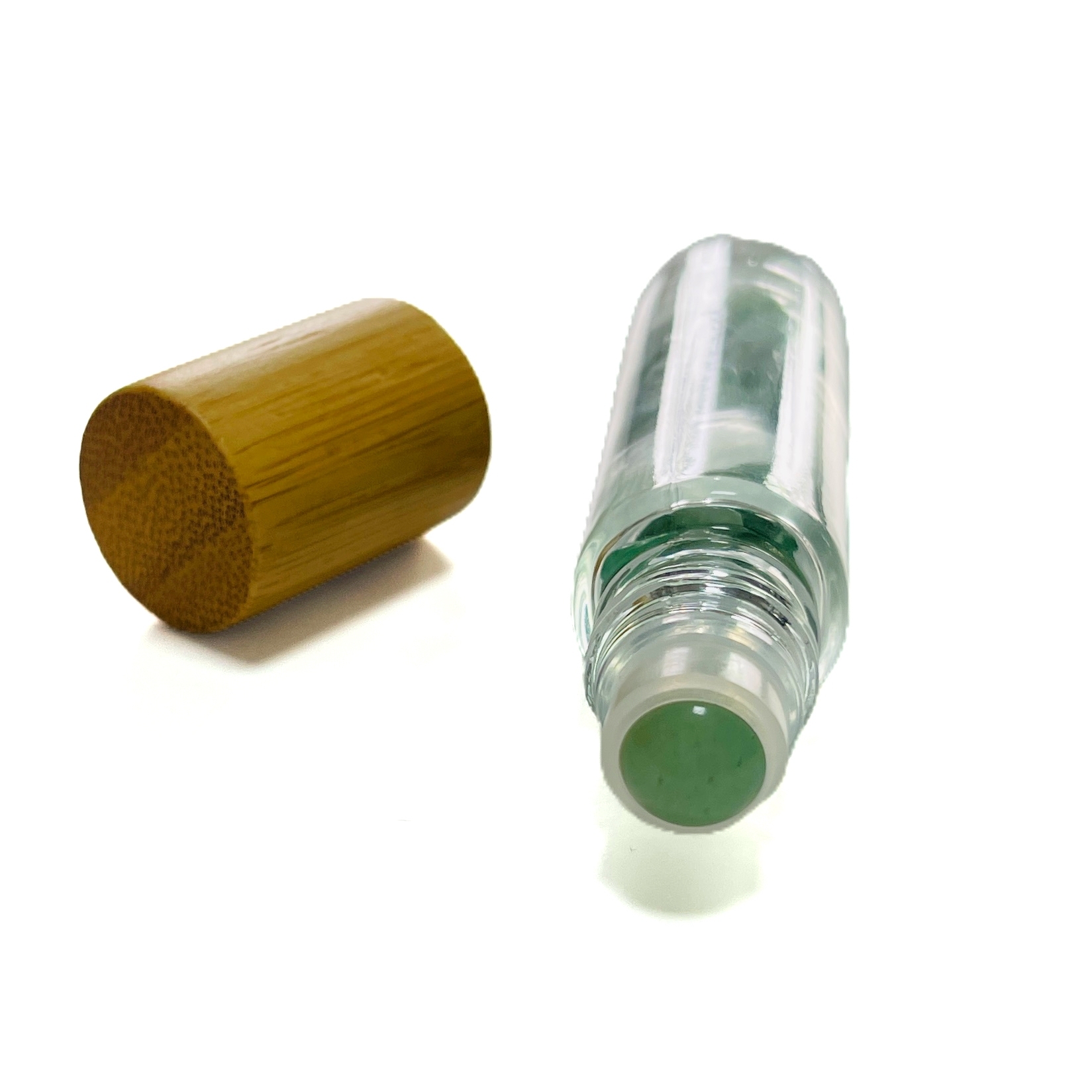 wholesale clear glass roll-on bottle 10ml for face massage