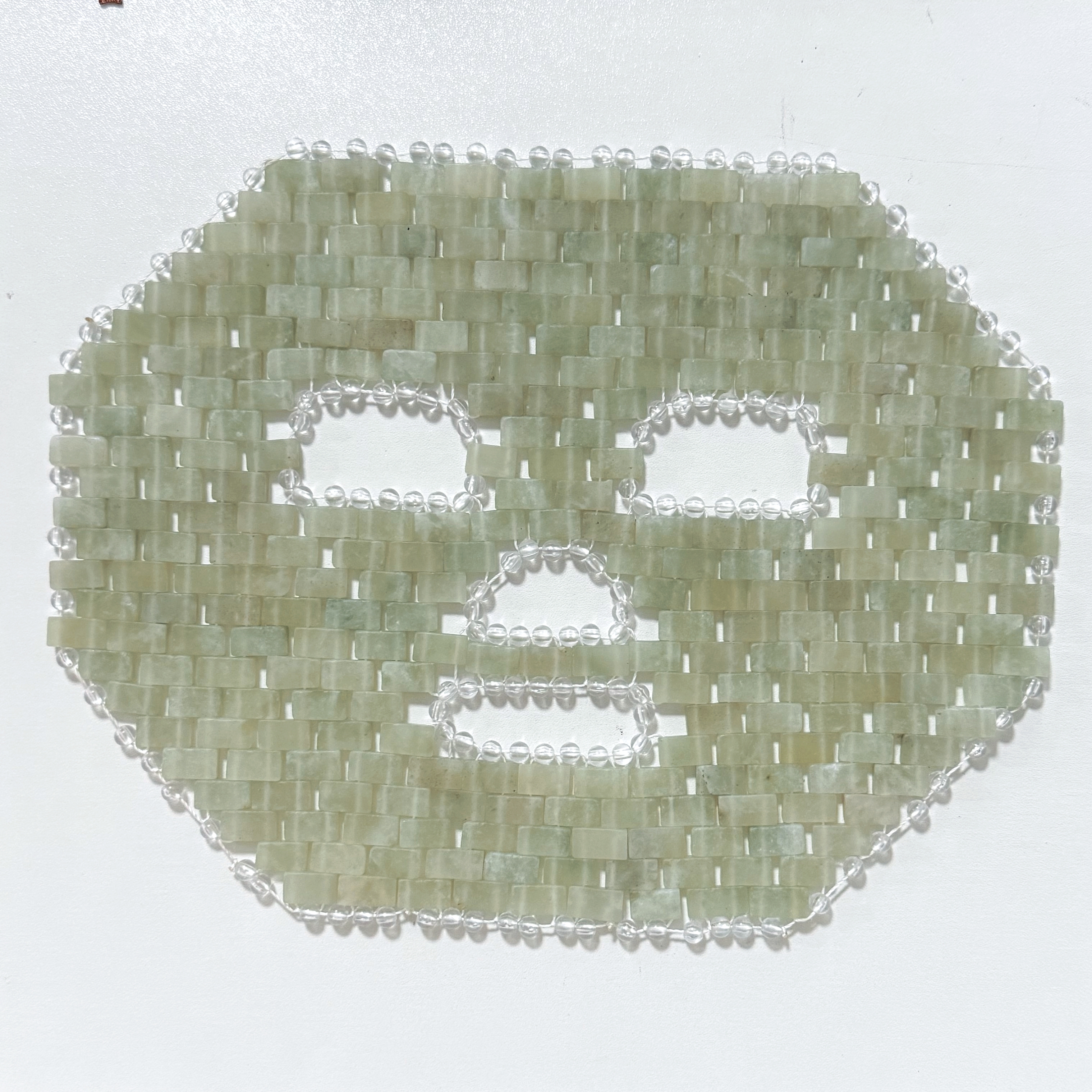 wholesale natural rose quartz beauty salon use mask face massage stone