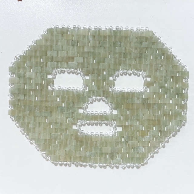 wholesale natural rose quartz beauty salon use mask face massage stone