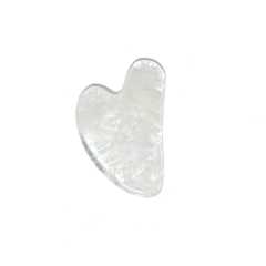 factory natural clear transparent jade white crystal guasha board for face
