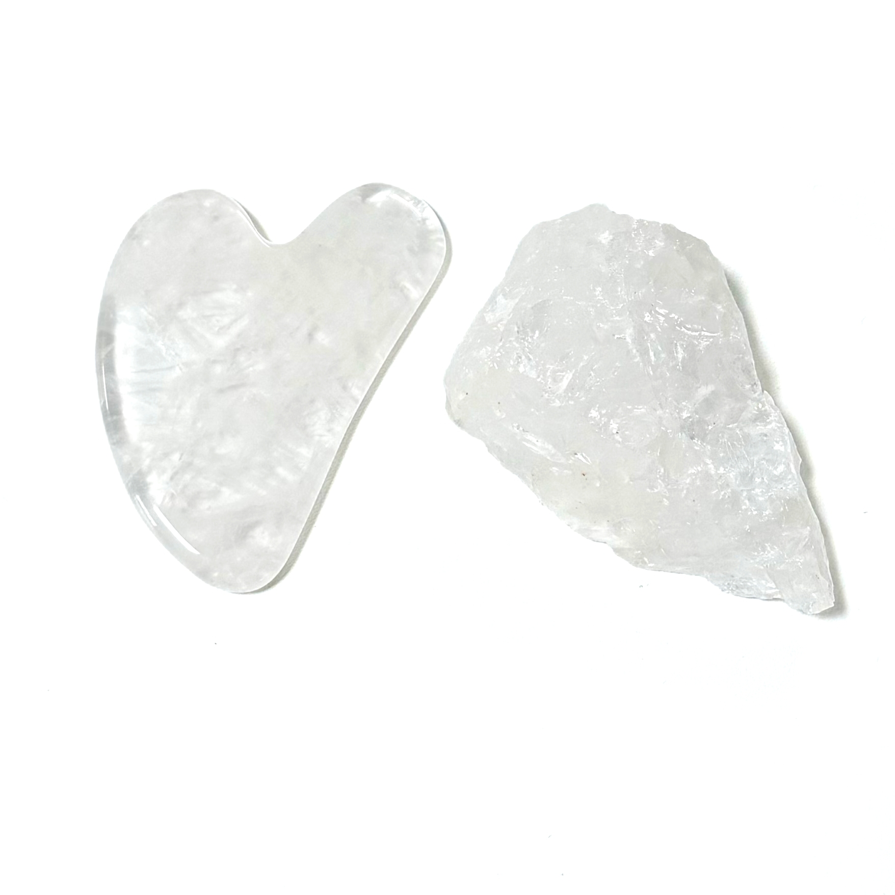 factory natural clear transparent jade white crystal guasha board for face