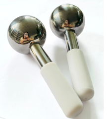 beauty tools anti-aging stainless steel massage products facial ice roller ball