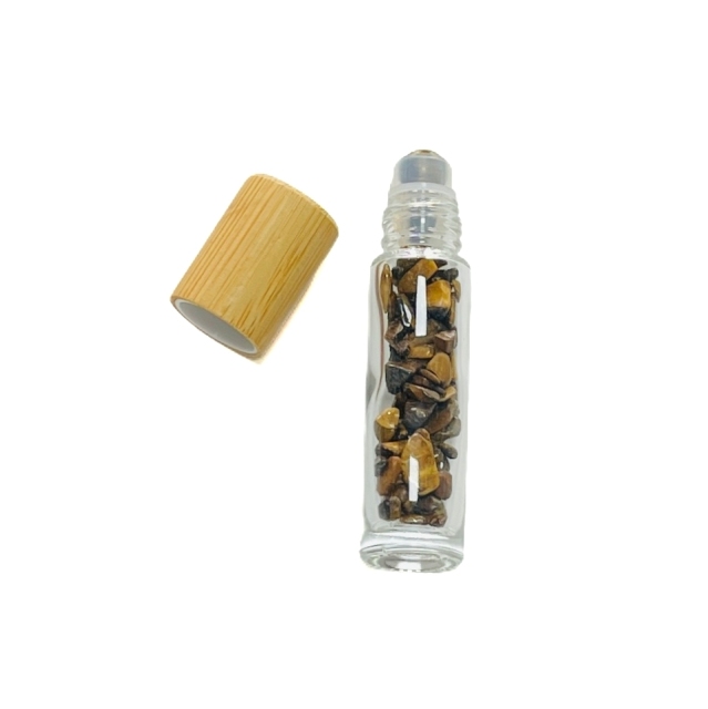 wholesale clear glass roll-on bottle 10ml for face massage