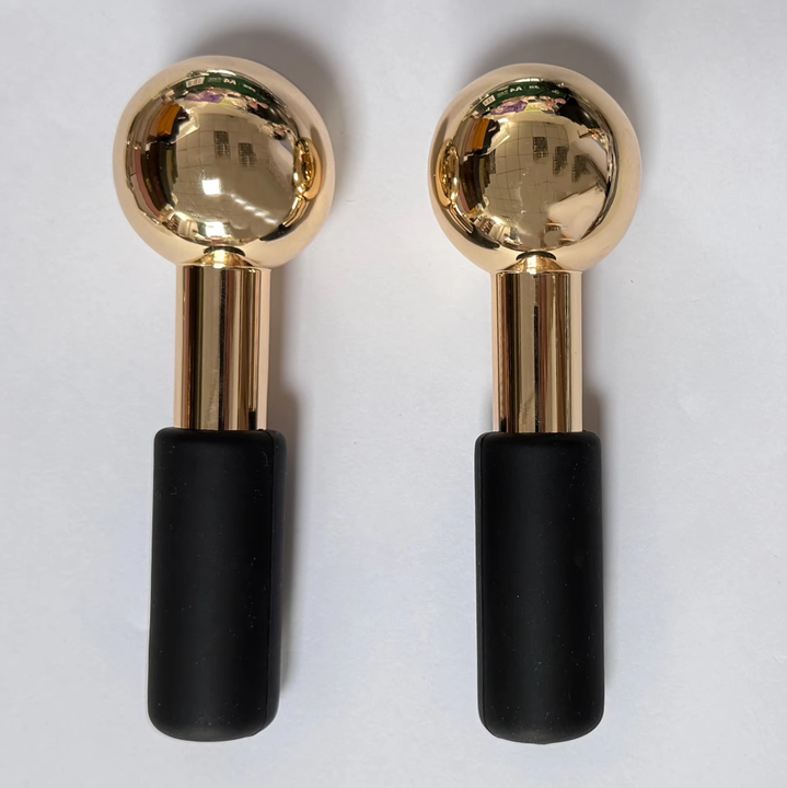 skin care products wholesale customization metal stainless steel face massage ice globes