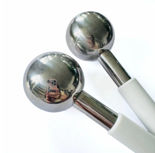 beauty tools anti-aging stainless steel massage products facial ice roller ball