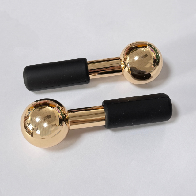 skin care products wholesale customization metal stainless steel face massage ice globes