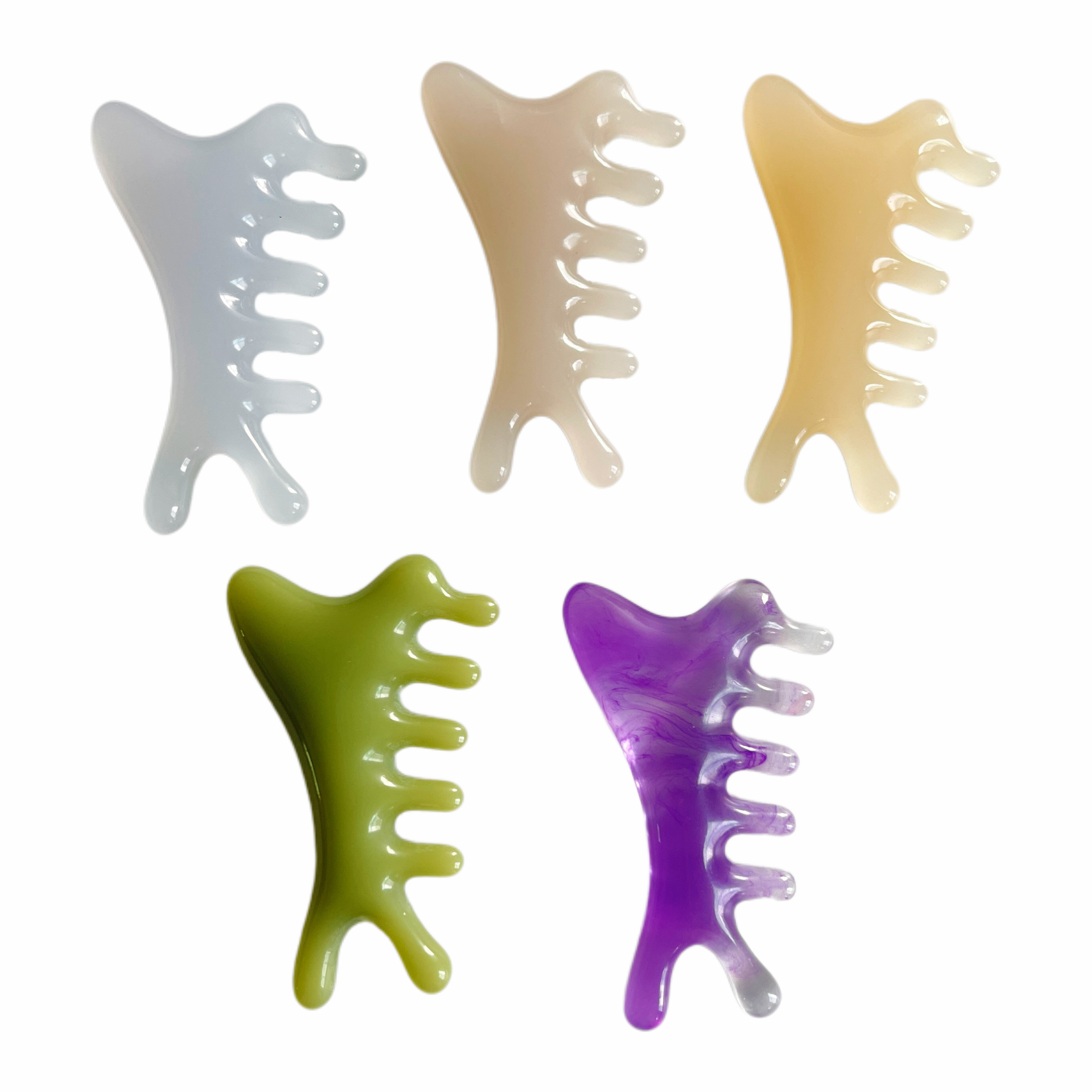 multifunctional resin facial massager gua sha tools Trending Beauty Tools 2026 for women