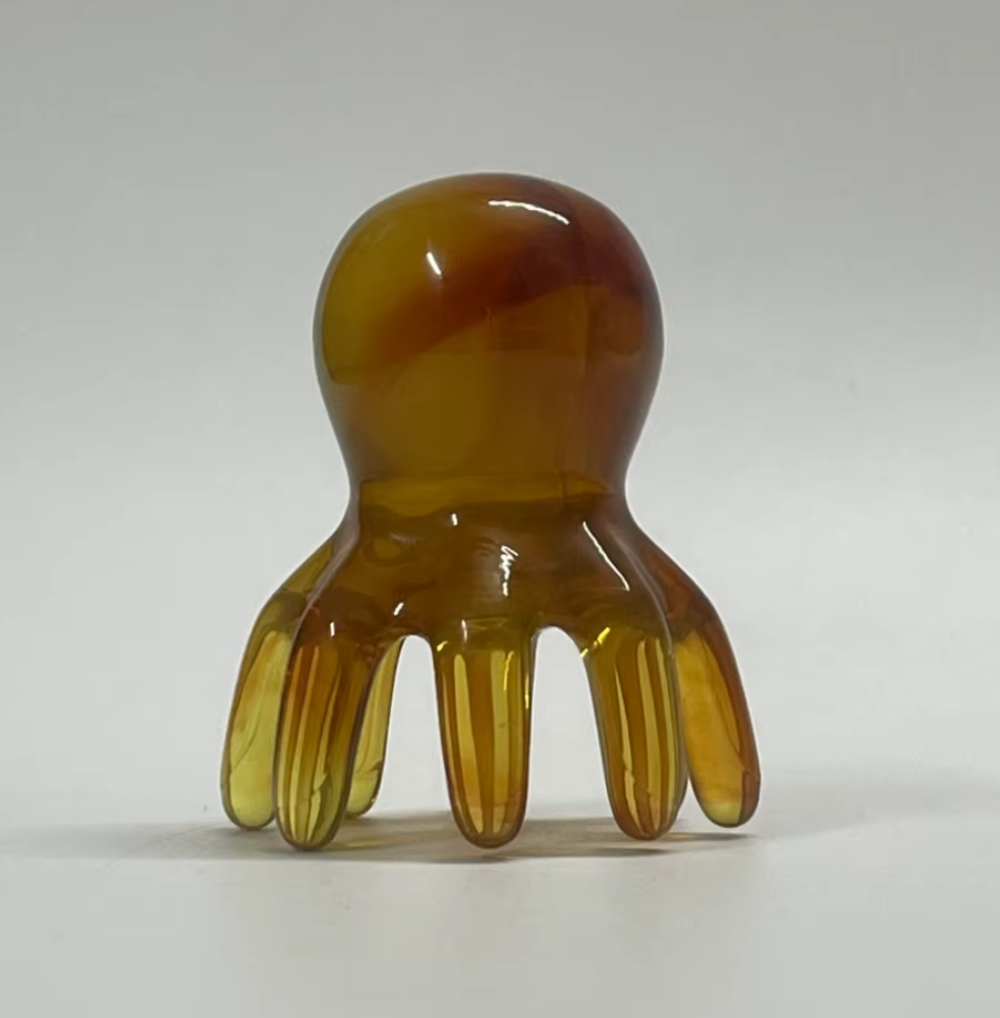 octopus shaped resin Lymphatic Drainage Brush for head