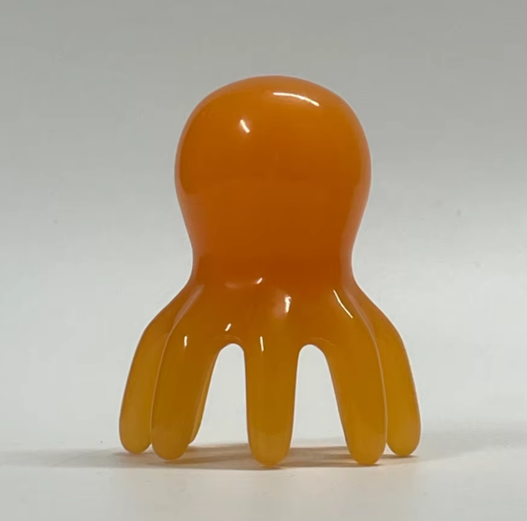 octopus shaped resin Lymphatic Drainage Brush for head