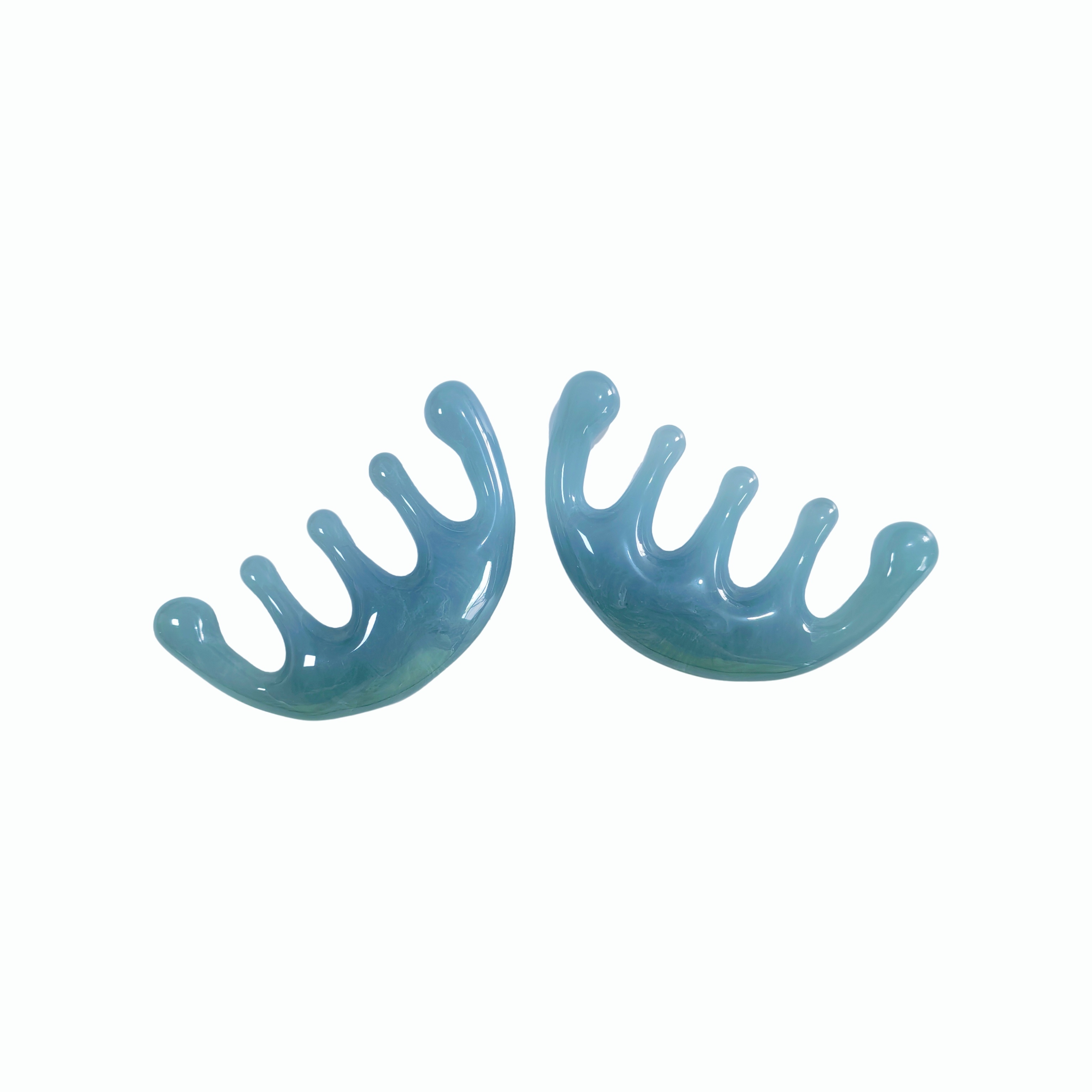 Peine de masaje y gua sha de resina