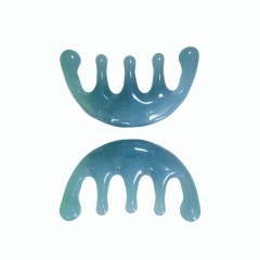 Peine de masaje y gua sha de resina