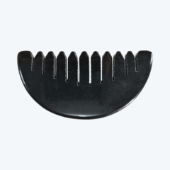 Peine de masaje de cuero cabelludo obsidiana negra