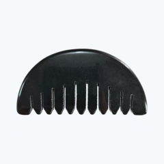 Peine de masaje de cuero cabelludo obsidiana negra