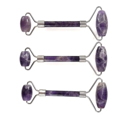 home use wrinkle removal skin care beauty tools natural pure stone gua sha amethyst custom