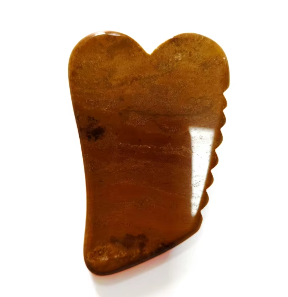 Yingjia Craftwork Factory Wholesale Price Natural Jade rose quartz body gua sha