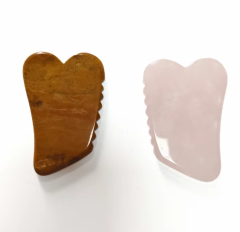 Yingjia Craftwork Factory Wholesale Price Natural Jade rose quartz body gua sha