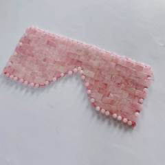 spa use relaxation beauty tools rose quartz cold jade mask massager eye cooling pads