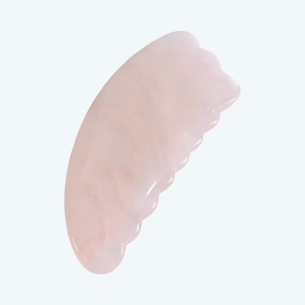 China factory wholesale custom logo healthcare well-being items natural gem body care massage products guasha rose