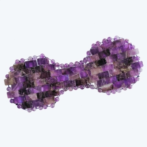 skin care massage products purple color cold stone amethyst Cooling Eye Mask for Puffiness Jade