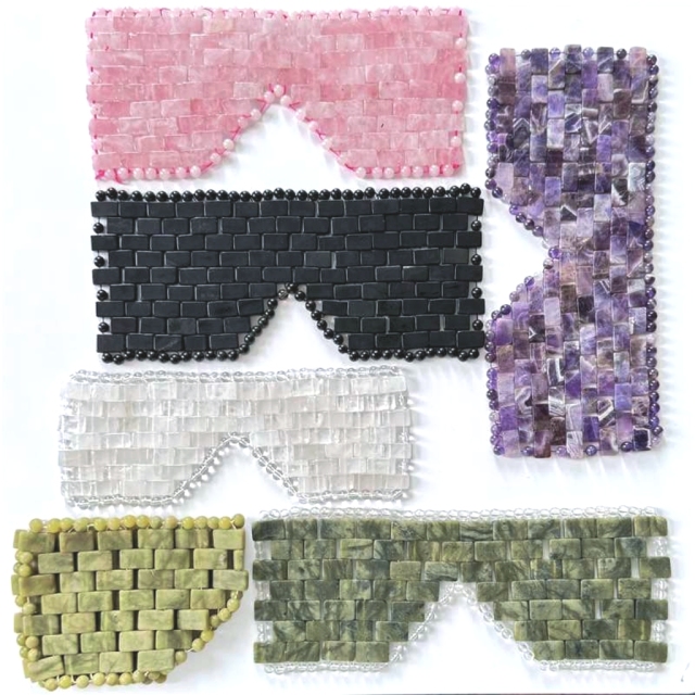 low cost cheap price skin care swelling removal relaxation xiuyan jade stone eye mask
