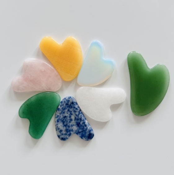 custom logo factory wholesale natural stone gua sha engraving private label
