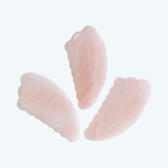 China factory wholesale custom logo healthcare well-being items natural gem body care massage products guasha rose