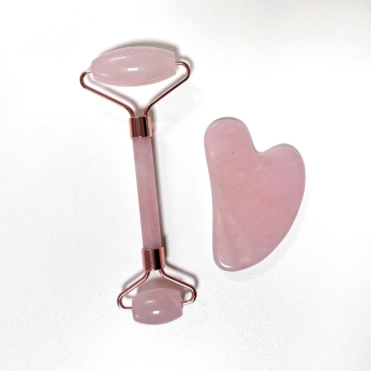 wholesale price women gift 2026 best selling beauty tools natural jade rose quartz jade roller gua sha massager for face lifting