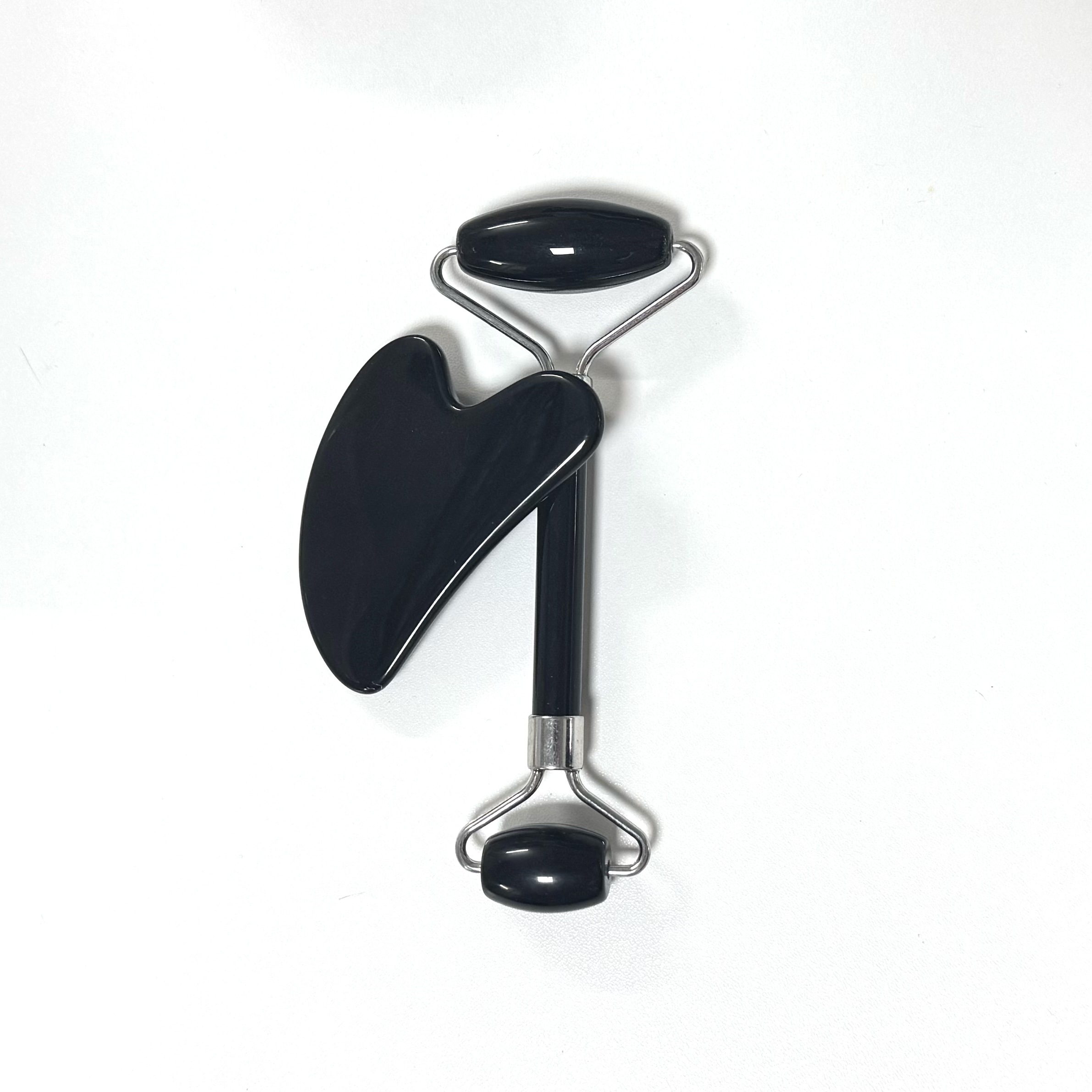 black obsidian guasha stone set