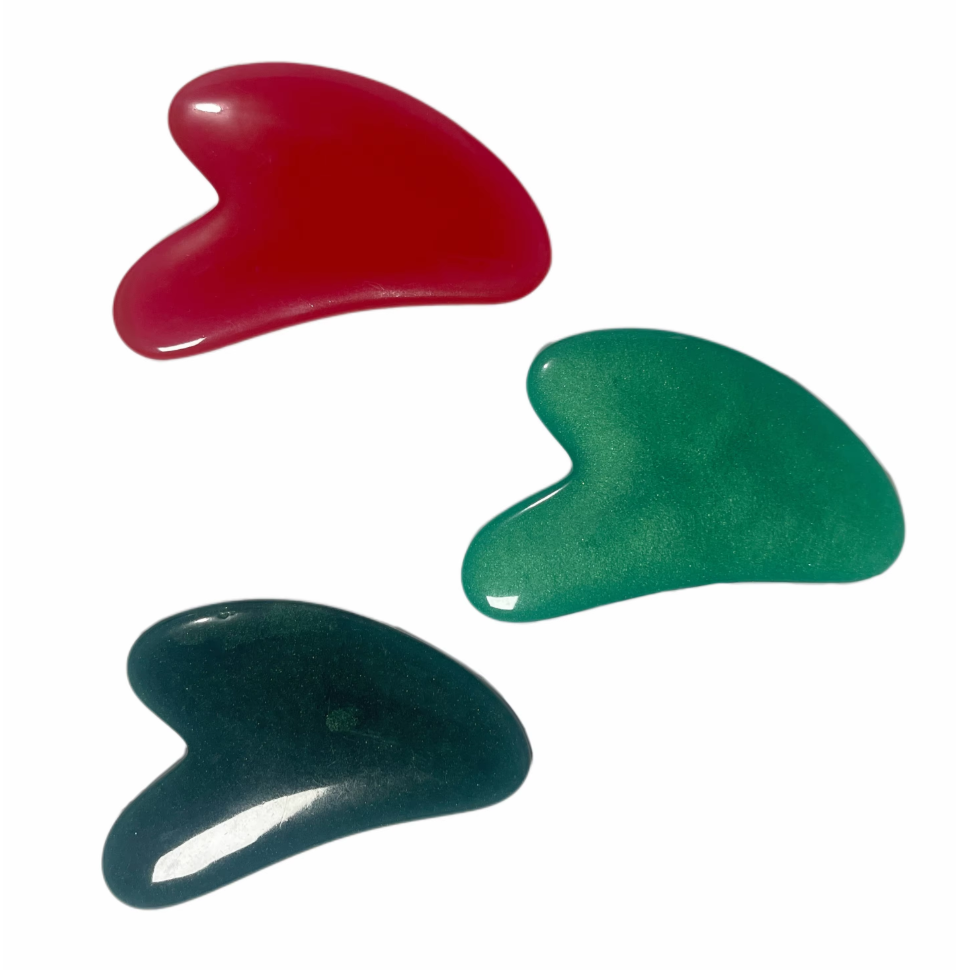 skin care beauty tools low cost cheap price light weight massage tools resin gua sha board for face