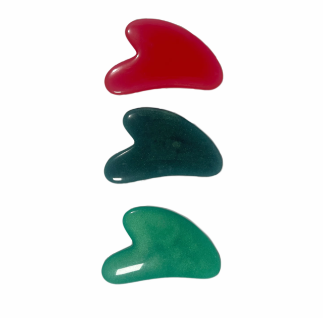 skin care beauty tools low cost cheap price light weight massage tools resin gua sha board for face
