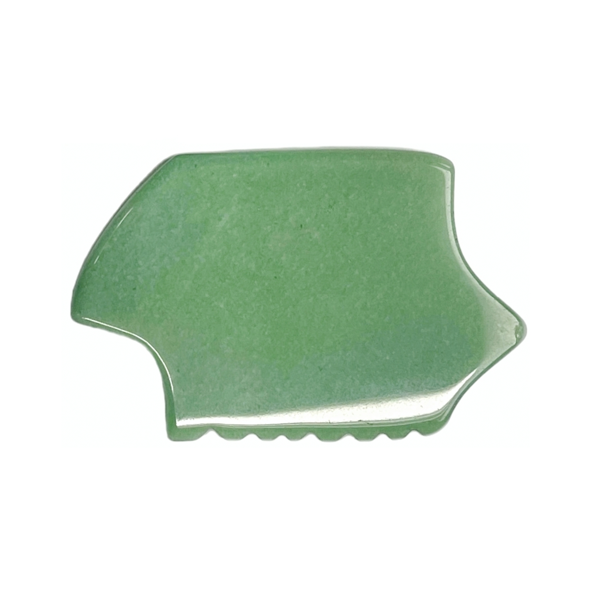 Made in China Factory Face Lifting Beauty Tools Lymphatic Drainage Green Aventurine Guasha Scraping Massage Tool