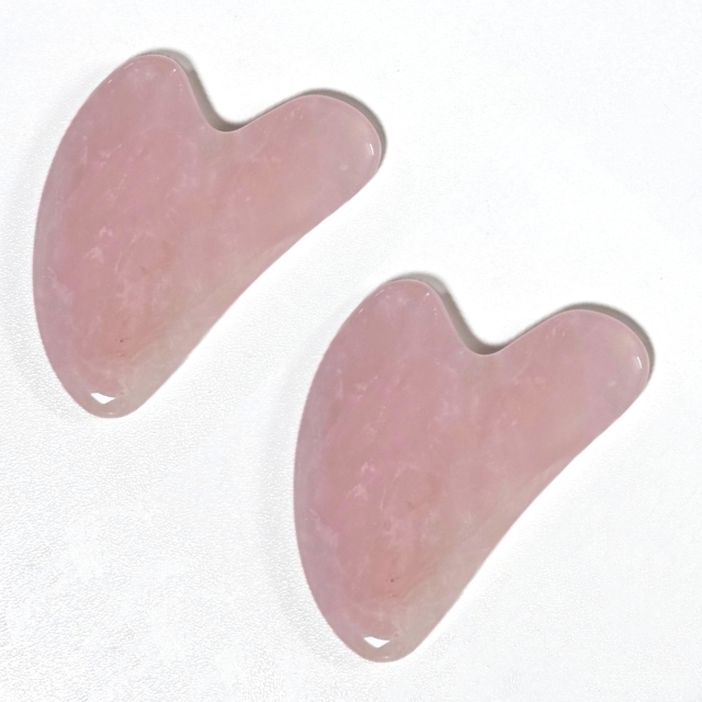 face up beauty tools natural jade rose quartz gua sha