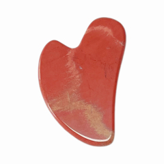 esthetician use skin care beauty tools face care set natural red jasper roller gua sha jade scraping massage tool