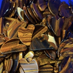 dark brown face massage products beauty tools natural gemstone tiger's eye jade gua sha