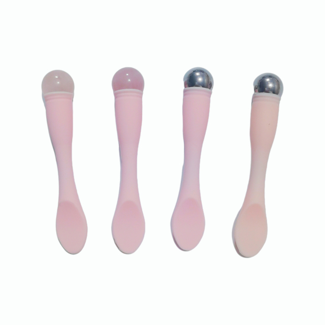 silicone handle eye massage products eye cream spatula