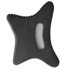 large size black color lymphatic drainage body care gemstone massager wellness healthcare products natural bian stone gua sha