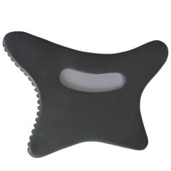 large size black color lymphatic drainage body care gemstone massager wellness healthcare products natural bian stone gua sha