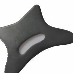 large size black color lymphatic drainage body care gemstone massager wellness healthcare products natural bian stone gua sha