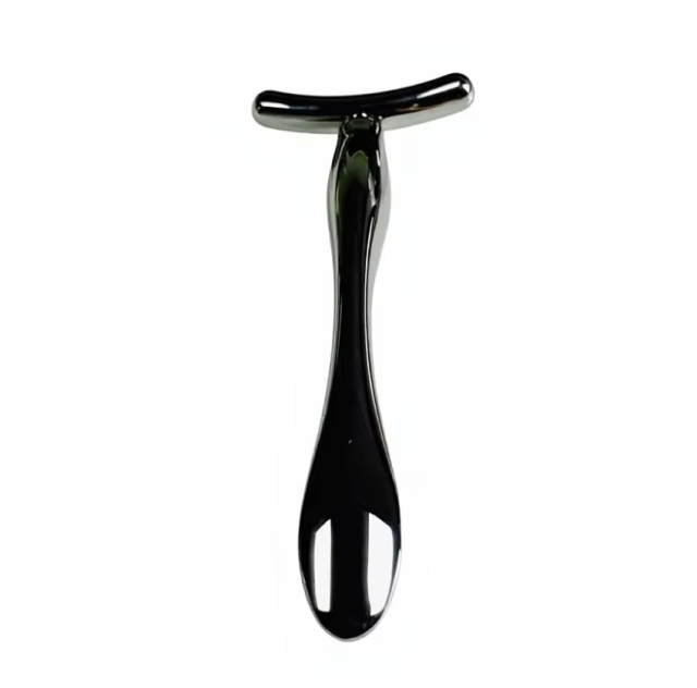  T Shape Eye Cream Massage Stick Facial Lifting Tool Anti-Puffiness Cosmetic Spoon