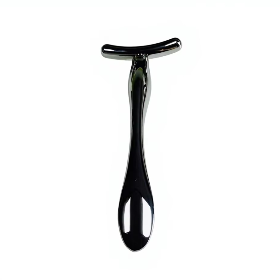  T Shape Eye Cream Massage Stick Facial Lifting Tool Anti-Puffiness Cosmetic Spoon