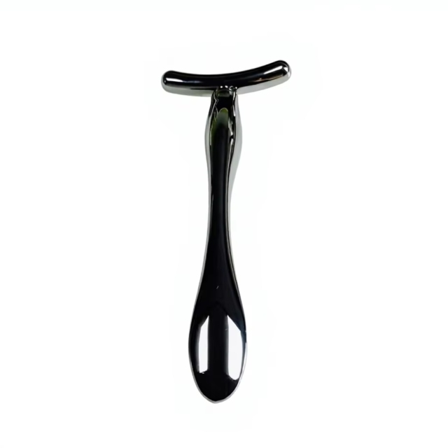  T Shape Eye Cream Massage Stick Facial Lifting Tool Anti-Puffiness Cosmetic Spoon