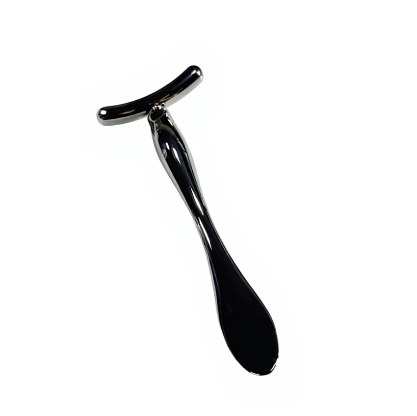  T Shape Eye Cream Massage Stick Facial Lifting Tool Anti-Puffiness Cosmetic Spoon
